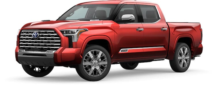 2022 Toyota Tundra Capstone in Supersonic Red | Kinderhook Toyota in Hudson NY