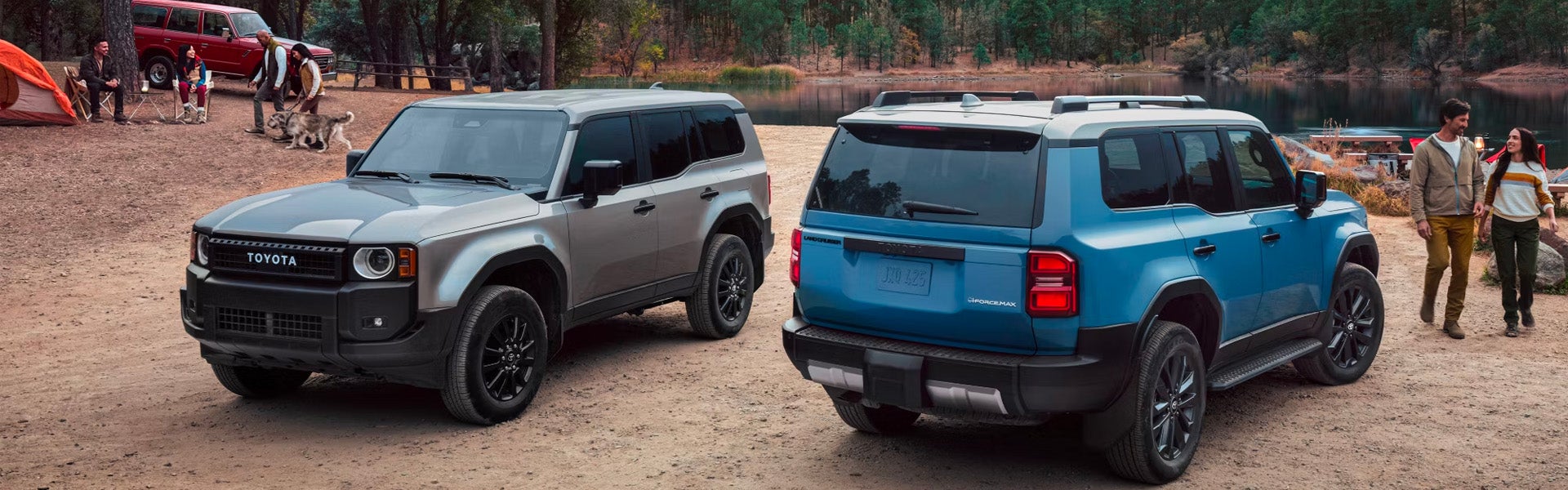 Blue and Grey 2025 Toyota Land Cruiser