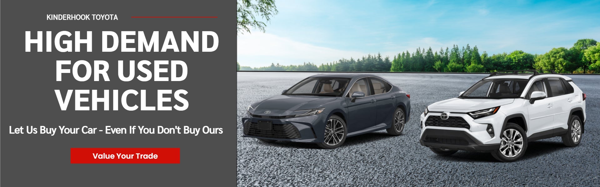 HIGH DEMAND FOR USED VEHICLES - LET US BUY YOUR CAR